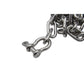 Stainless Steel Anchor Lead Chain, 1/4in x 4ft, 5/16in Shackle