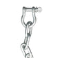 Galvanized Anchor Lead Chain w/ Shackles, 5/16in x 5ft