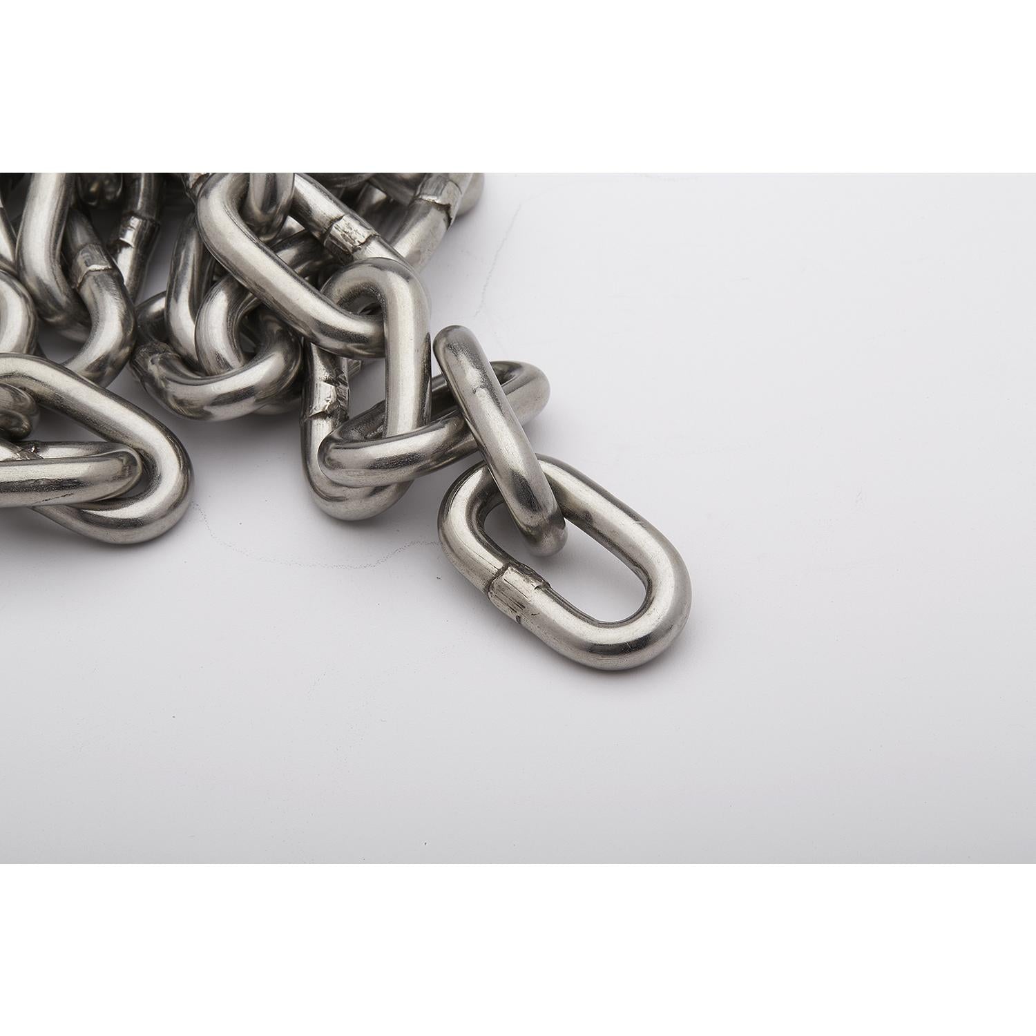 Stainless Steel Anchor Lead Chain, 5/16in x 5ft, 3/8in Shackle