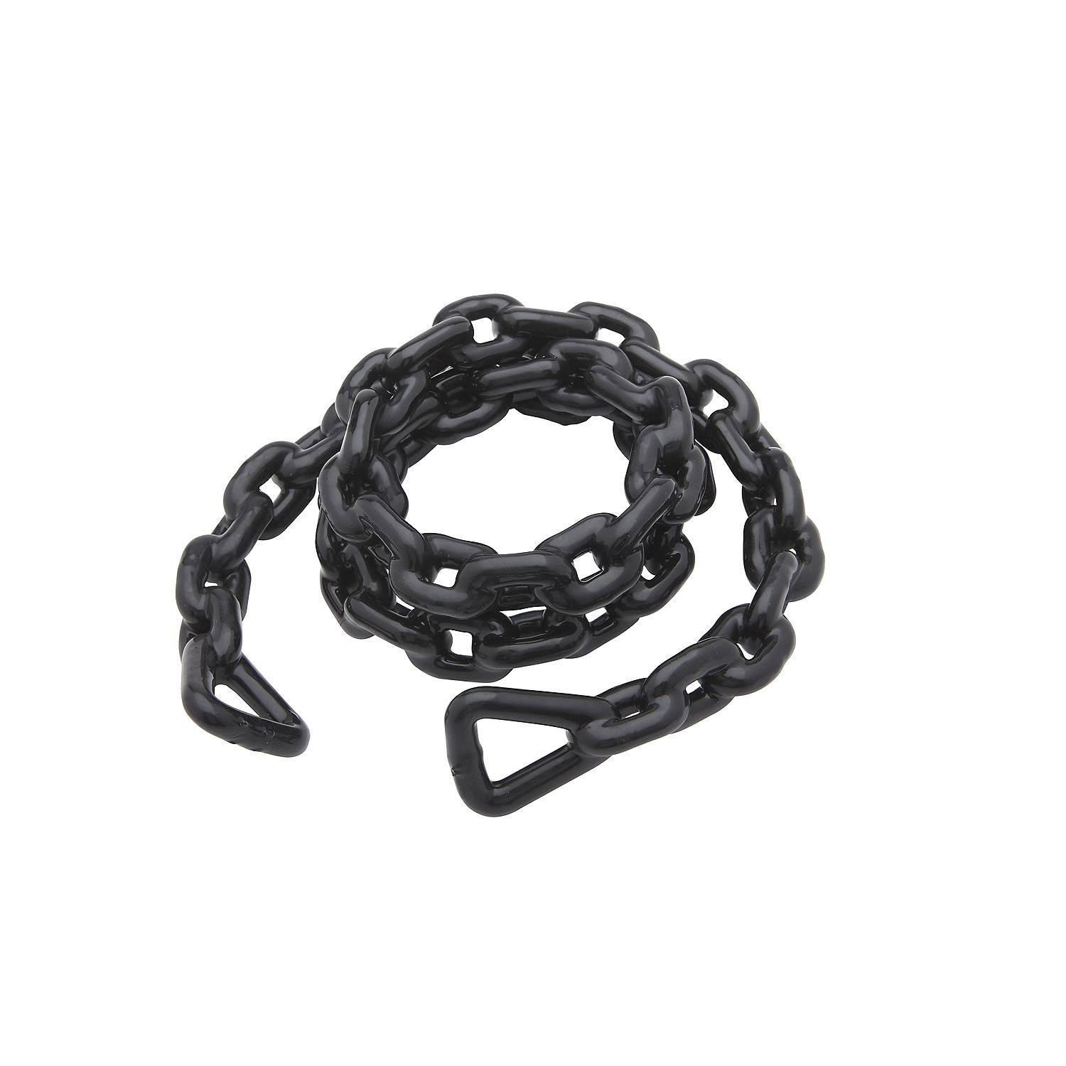 Black PVC Coated Galvanized Anchor Lead Chain, 1/4in x 4ft