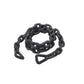Black PVC Coated Galvanized Anchor Lead Chain, 1/4in x 4ft