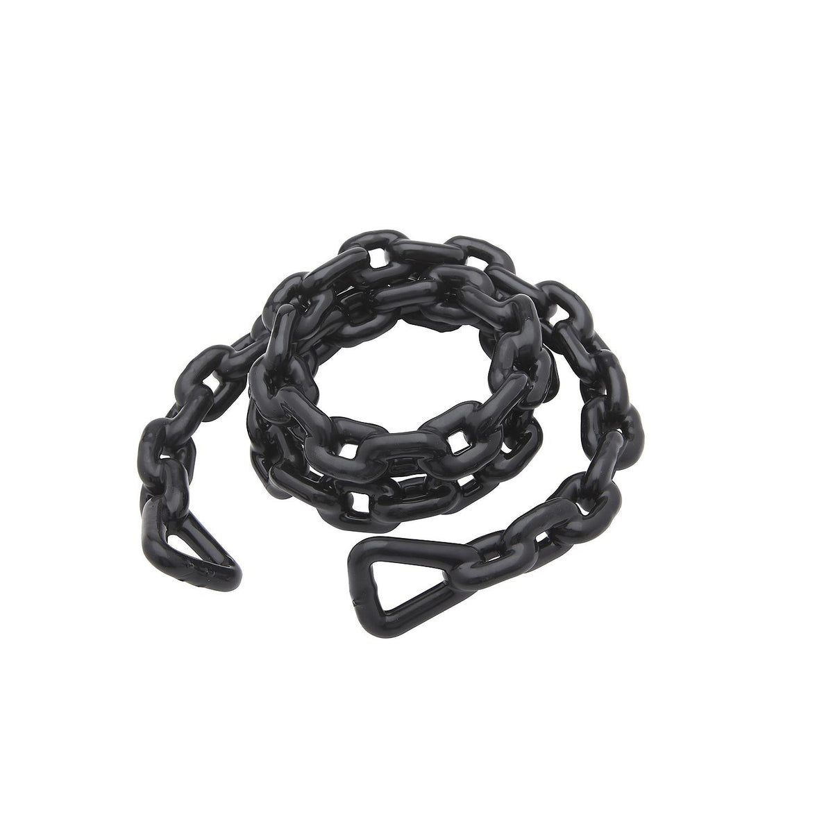 Black PVC Coated Galvanized Anchor Lead Chain, 1/4in x 4ft