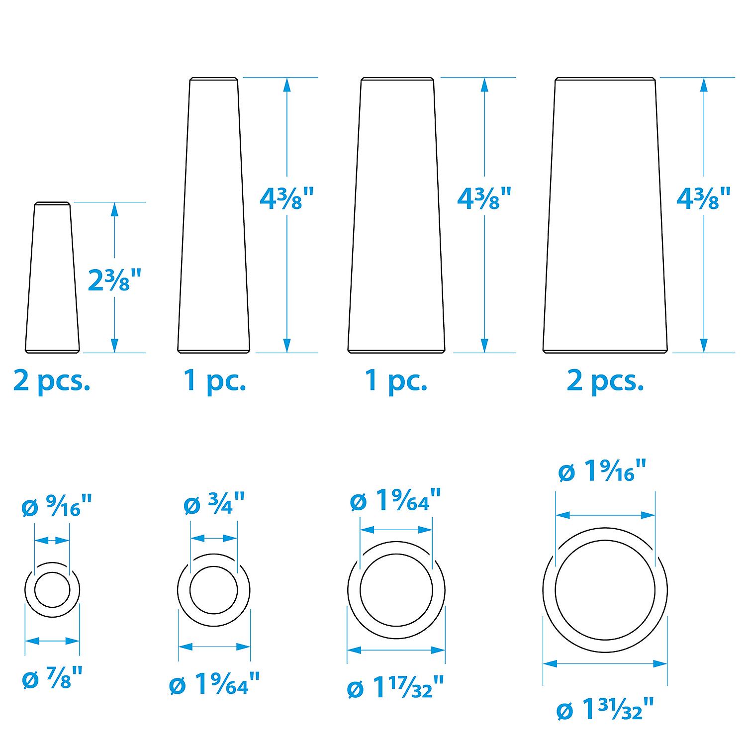 Emergency Wood Plug Kit, 6/PK