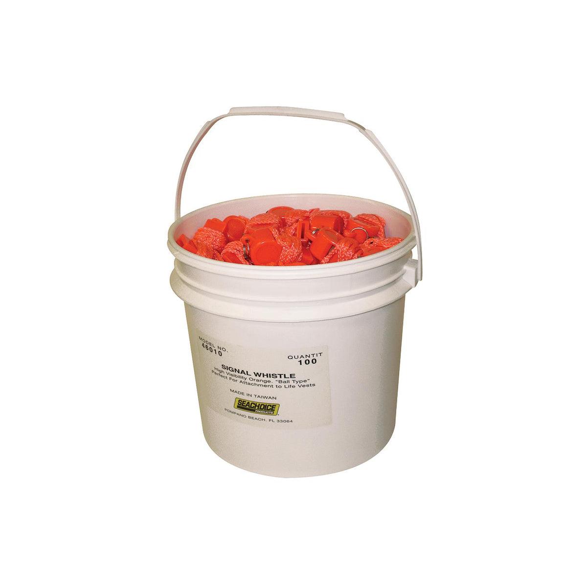 Whistle-Orange Plastic, Bulk/ 100/PK
