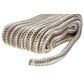 Double Braid Nylon Dock Line, Gold/ White, 5/8in x 30ft