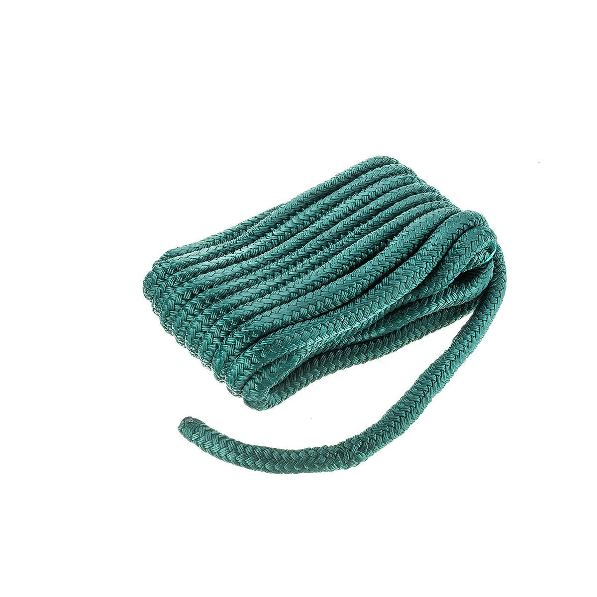 Double Braid Nylon Dock Line, Forest Green, 5/8in x 30ft