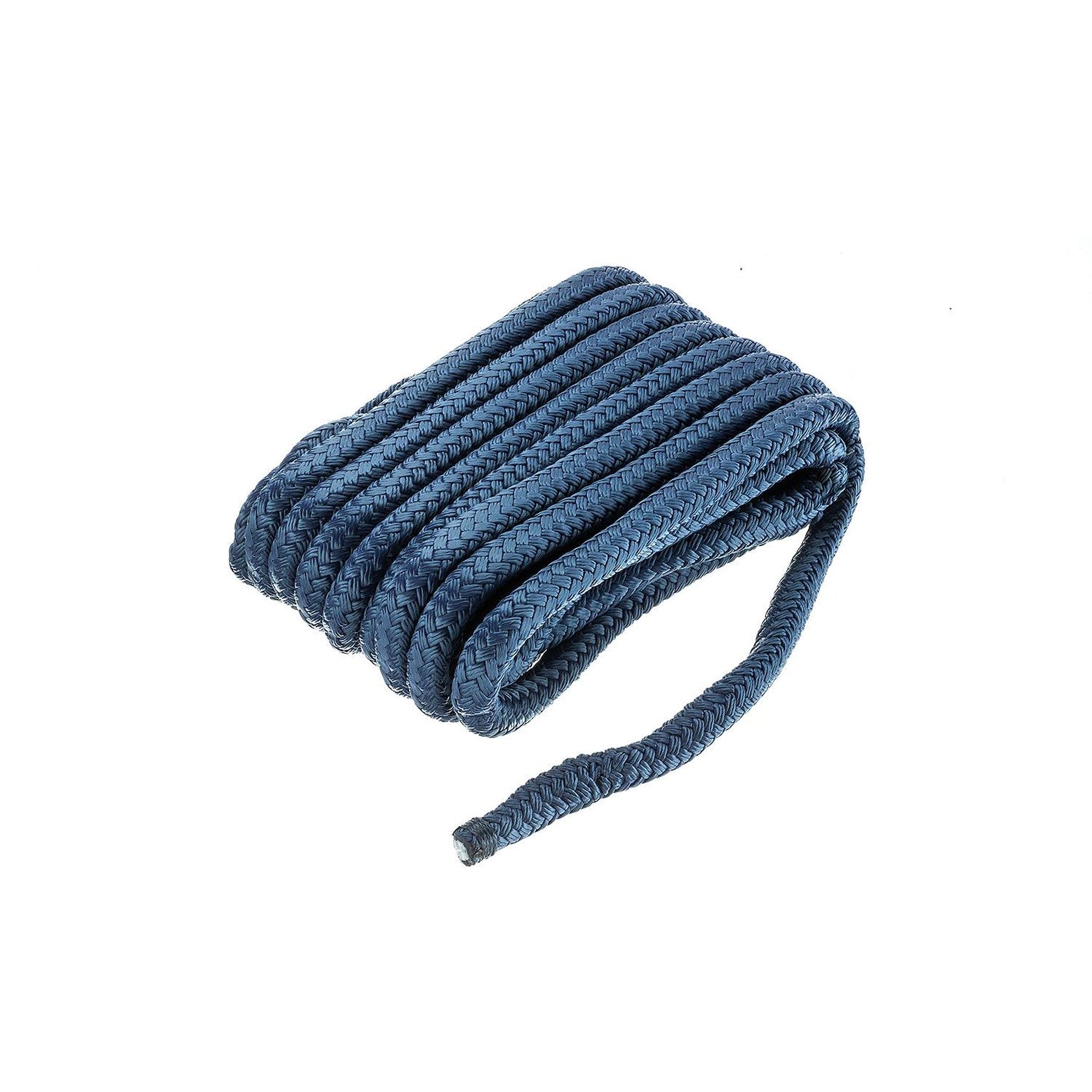 Double Braid Nylon Dock Line, Navy, 5/8in x 30ft