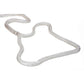 Double Braid Nylon Dock Line, White, 3/4in x 25ft