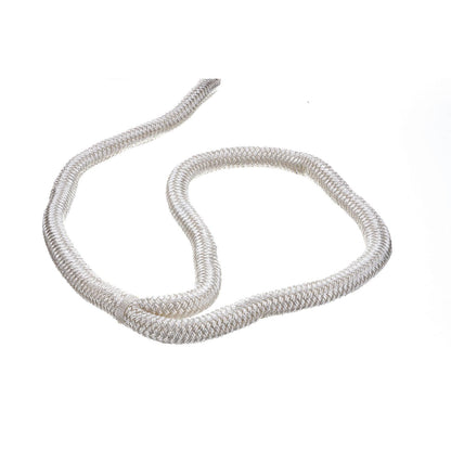 Double Braid Nylon Dock Line, White, 3/4in x 50ft