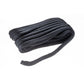 Double Braid Nylon Dock Line, Black, 3/4in x 35ft