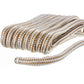 Double Braid Nylon Dock Line, Gold/ White, 3/4in x 35ft