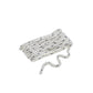 Premium 3-Strand Twisted Nylon Dock Line, White w/ Blue Tracer, 3/8in x 10ft
