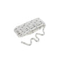 Premium 3-Strand Twisted Nylon Dock Line, White w/ Blue Tracer, 3/8in x 15ft