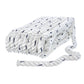 Premium 3-Strand Twisted Nylon Dock Line, White w/ Blue Tracer, 3/8in x 20ft