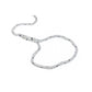 Premium 3-Strand Twisted Nylon Dock Line, White w/ Blue Tracer, 3/8in x 20ft