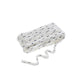 Premium 3-Strand Twisted Nylon Dock Line, White w/ Blue Tracer, 3/8in x 20ft