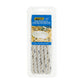 Premium 3-Strand Twisted Nylon Dock Line, White w/ Blue Tracer, 1/2in x 15ft