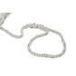 Premium 3-Strand Twisted Nylon Dock Line, White w/ Blue Tracer, 5/8in x 25ft