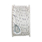 Premium 3-Strand Twisted Nylon Anchor Line, White w/ Blue Tracer, 3/8in x 100ft