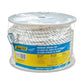 Premium 3-Strand Twisted Nylon Anchor Line, White w/ Blue Tracer, 1/2in x 150ft