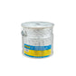 Premium 3-Strand Twisted Nylon Anchor Line, White w/ Blue Tracer, 1/2in x 250ft