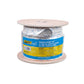 Premium 3-Strand Twisted Nylon Anchor Line, White w/ Blue Tracer, 5/8in x 200ft