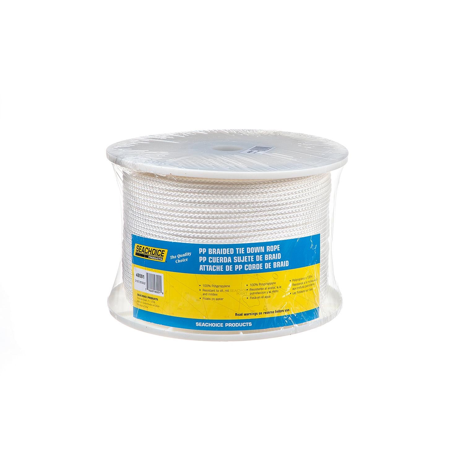 White General Purpose Tie Down Cord, 1000ft Spool