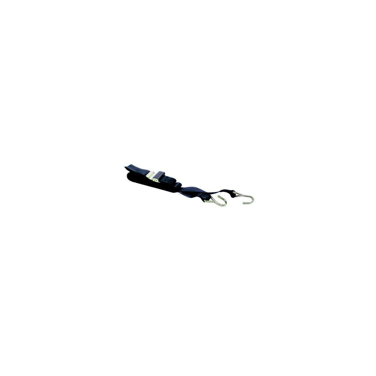 Premium Gunwale Trailer Tie Down Strap, Black, 2in x 14ft