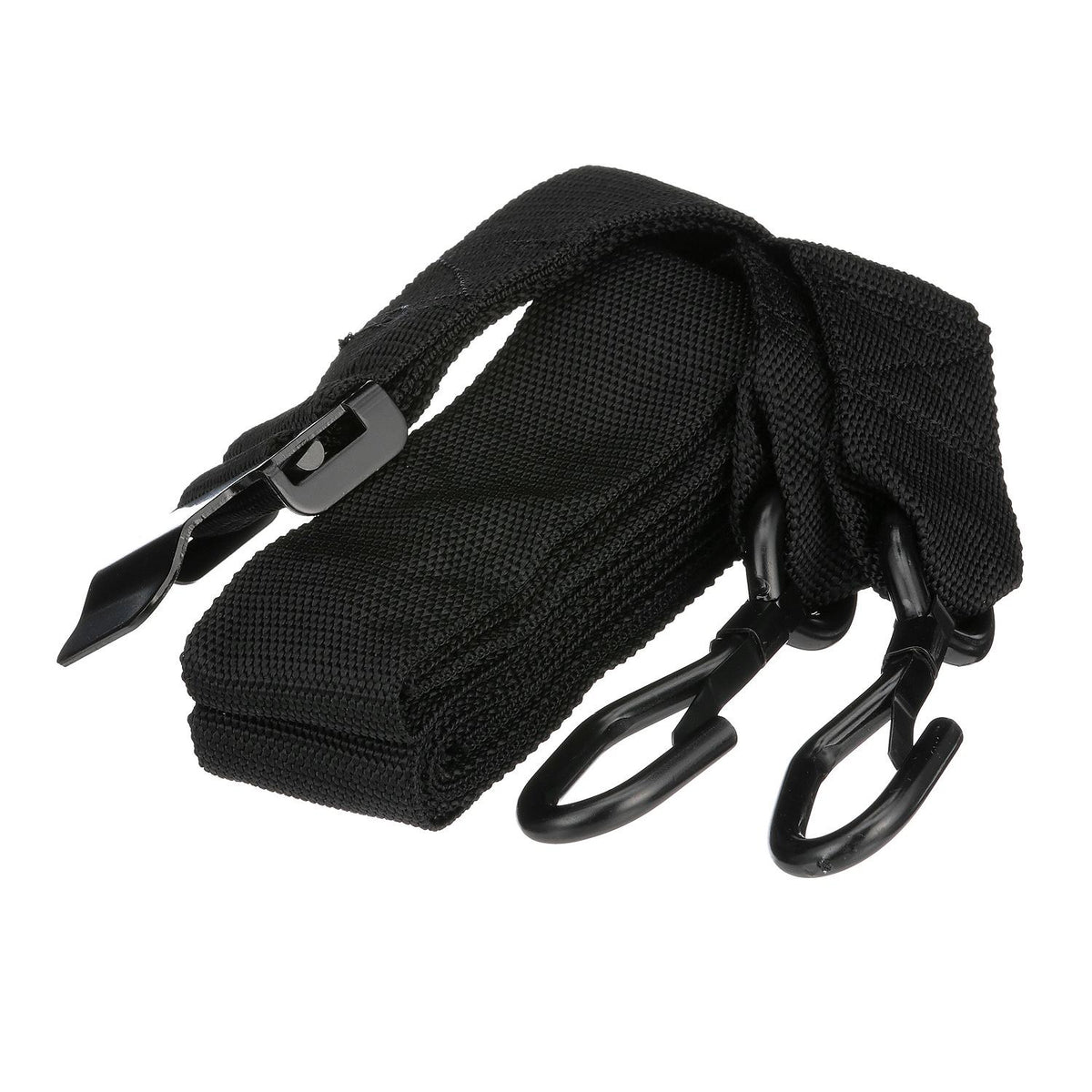 Gunwale Trailer Tie Down Strap, Black, 2in x 16ft