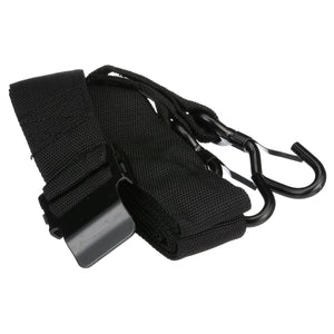 Gunwale Trailer Tie Down Strap, Black, 2in x 16ft