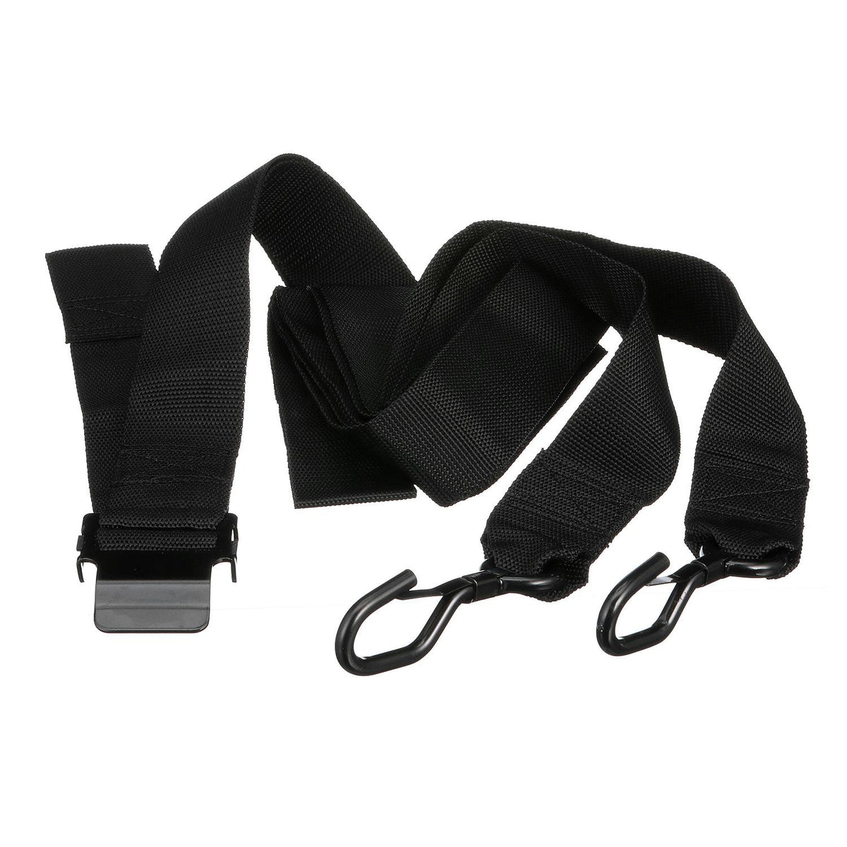Gunwale Trailer Tie Down Strap, Black, 2in x 16ft