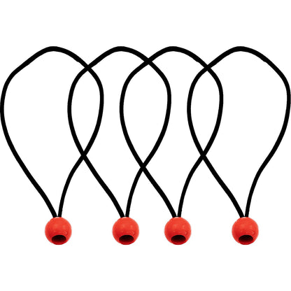Ball Stretch Cords, 10in, 4/PK