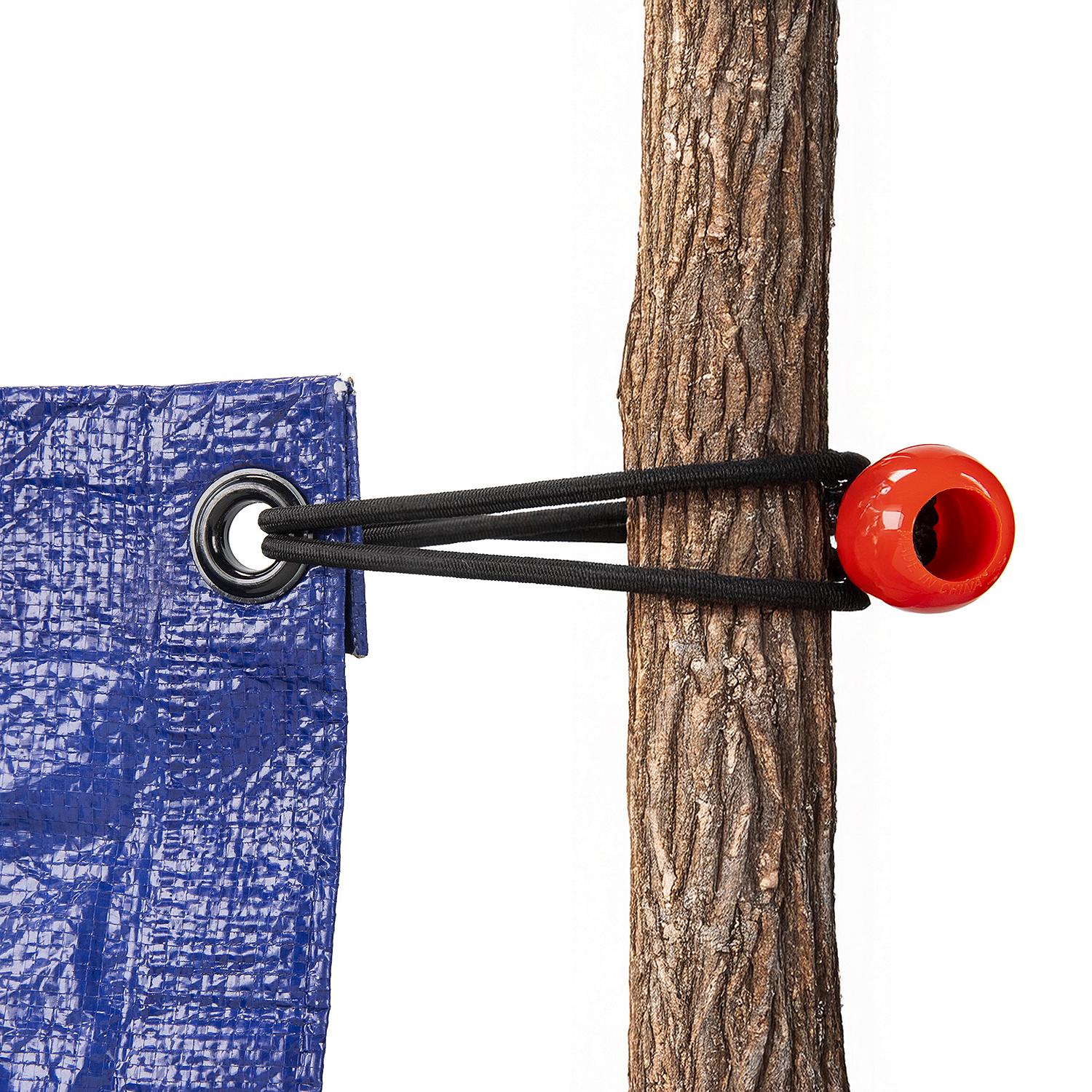 Ball Stretch Cords, 10in, 4/PK