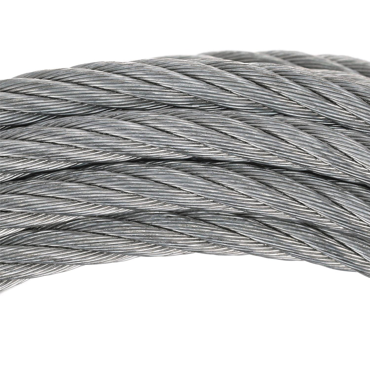 Galvanized Winch Cable, 3/16in x 25ft