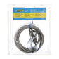 Galvanized Winch Cable, 3/16in x 25ft