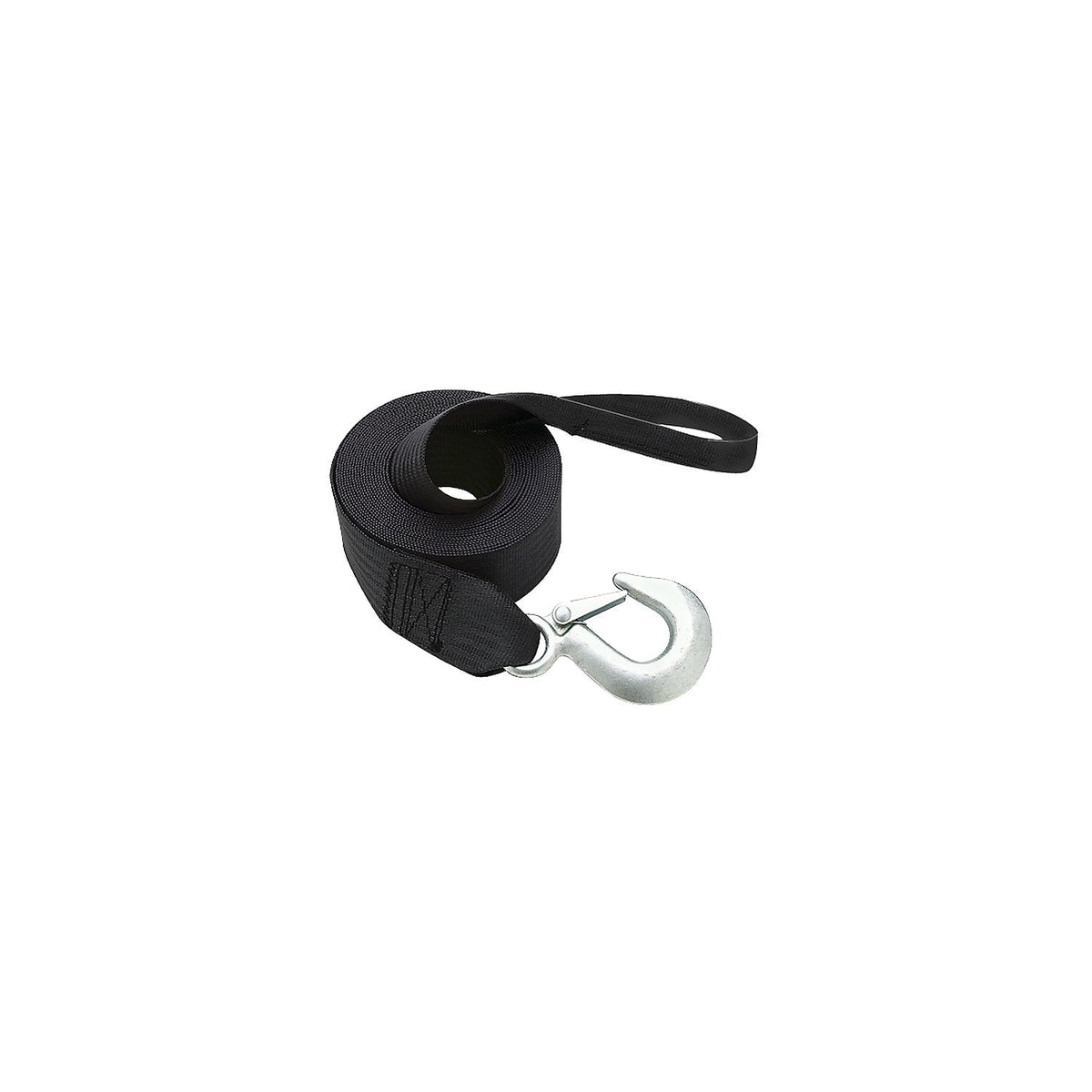 PWC Winch Strap w/ Loop End, 2in x 12ft