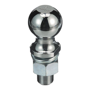 Chrome Plated Steel Trailer Coupler Ball, 2in x 3/4in x 1-1/2in