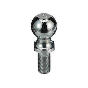 Chrome Plated Steel Trailer Coupler Ball, 2in x 3/4in x 2-5/16in