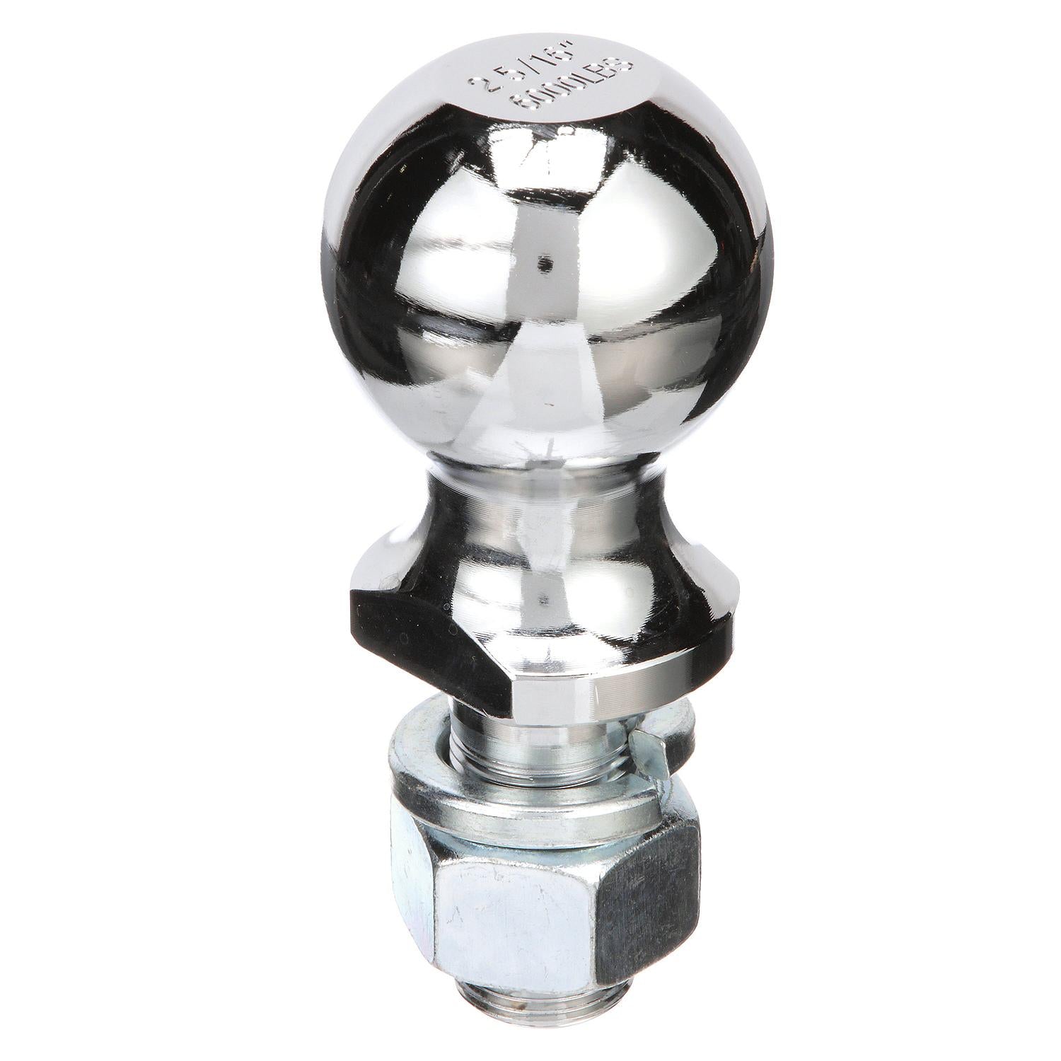 Chrome Plated Steel Trailer Coupler Ball, 2-5/16 in x 1in  x 2in
