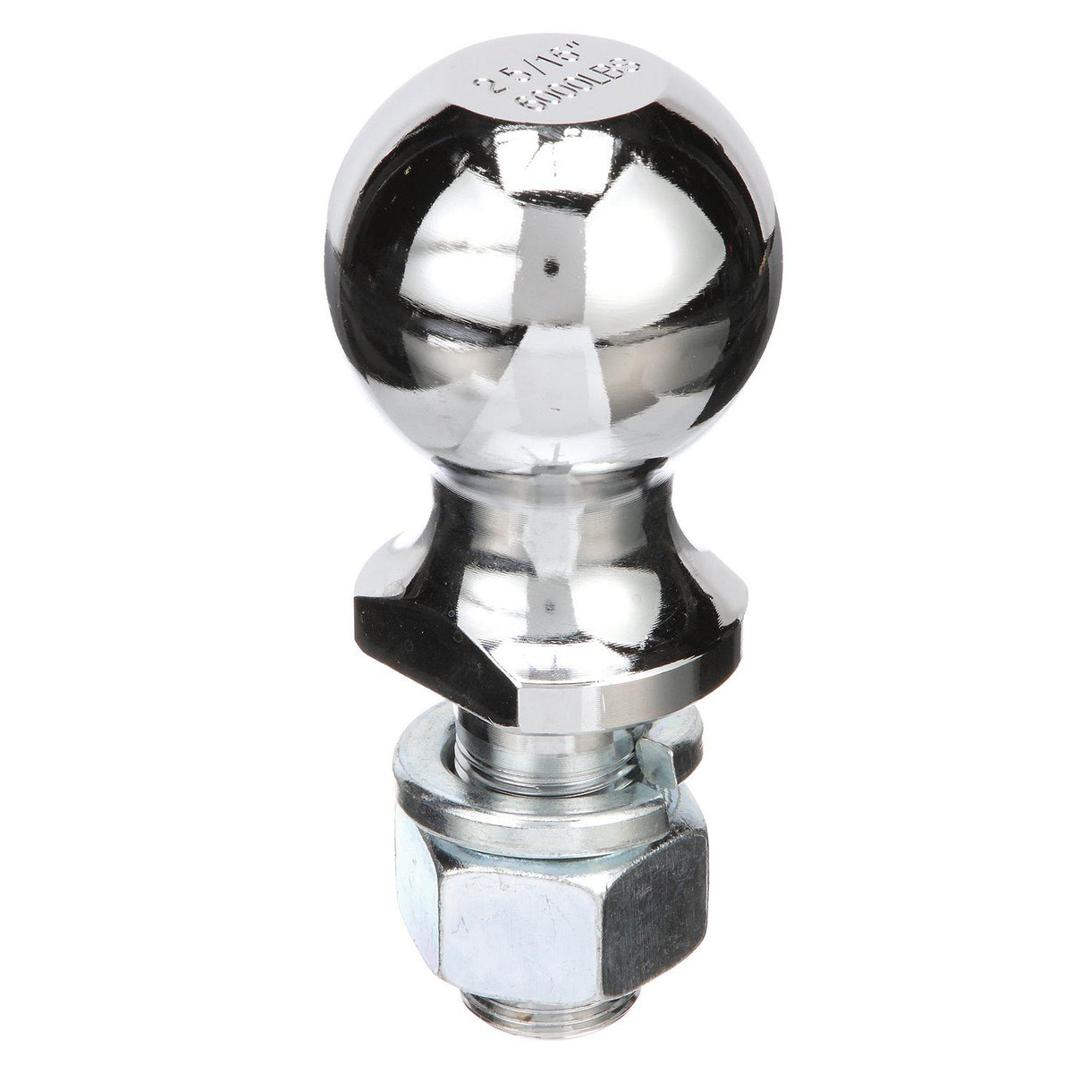 Chrome Plated Steel Trailer Coupler Ball, 2-5/16 in x 1in  x 2in