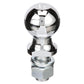 Chrome Plated Steel Trailer Coupler Ball, 2-5/16 in x 1in  x 2in