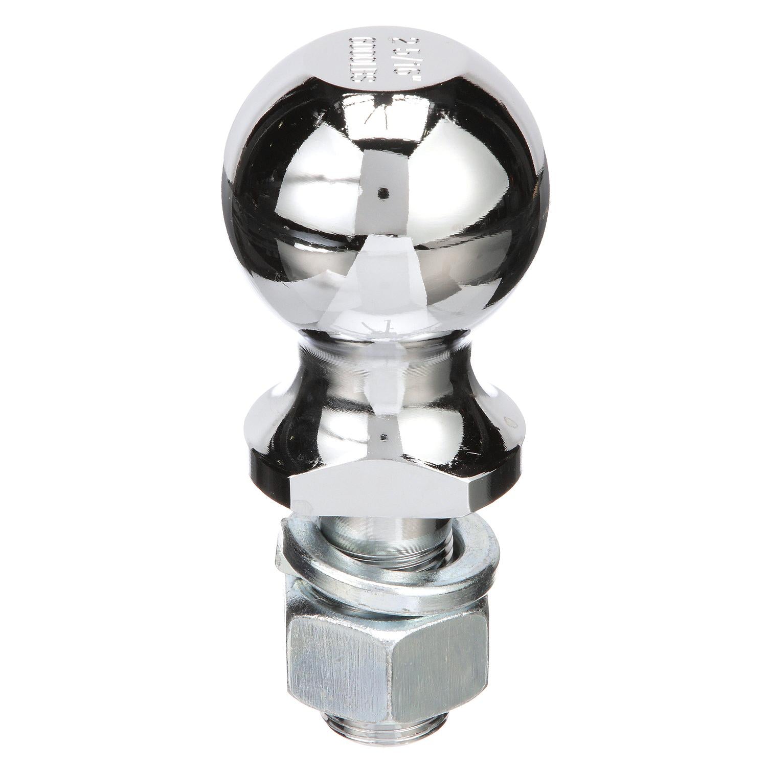 Chrome Plated Steel Trailer Coupler Ball, 2-5/16 in x 1in  x 2in
