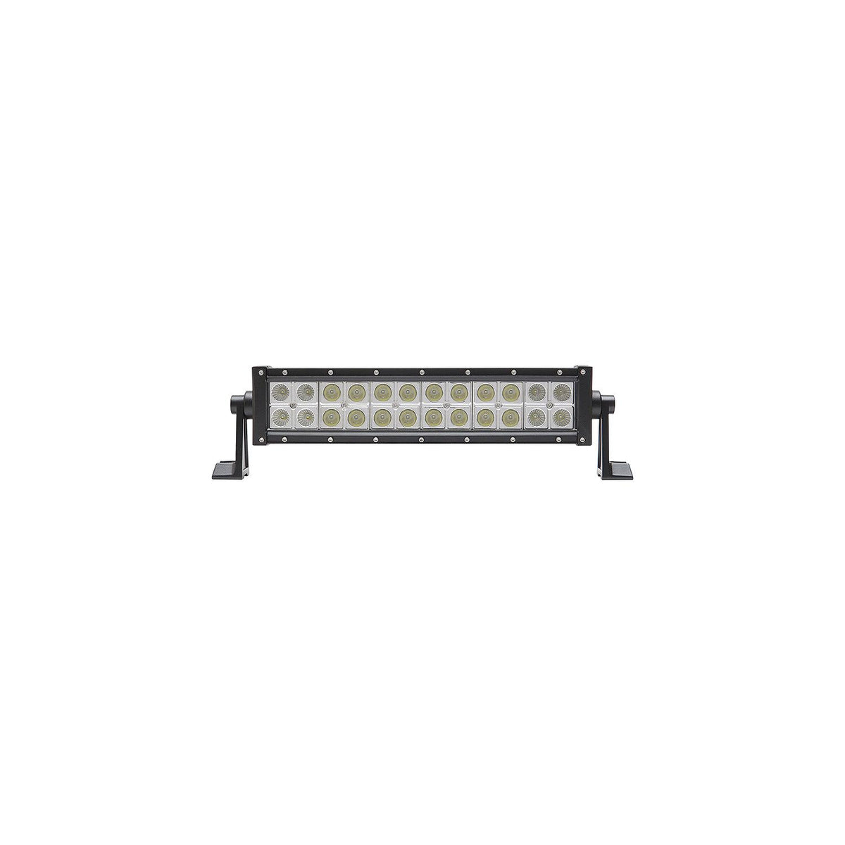 LED Spot/Flood Light Bar, Black Housing 24 LEDs, 13.6in, 12/24V