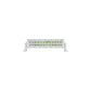 LED Spot/Flood Light Bar, White Housing 24 LEDs, 13.6in, 12/24V