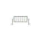 LED Spot/Flood Light Bar, White Housing, 12 LEDs, 7.25in, 12/24V