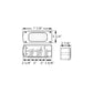 Waterproof Universal Mount Combination Tail Light
8-Function, Driver Side