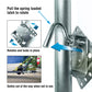 Foldup Boat Trailer Jack, 6in Wheel, 1,000 lbs Max Load