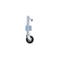 Foldup Boat Trailer Jack, 8in Wheel, 1,500 lbs Max Load