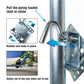 Foldup Boat Trailer Jack, 8in Wheel, 1,500 lbs Max Load