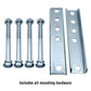 Foldup Boat Trailer Jack, 8in Wheel, 1,500 lbs Max Load